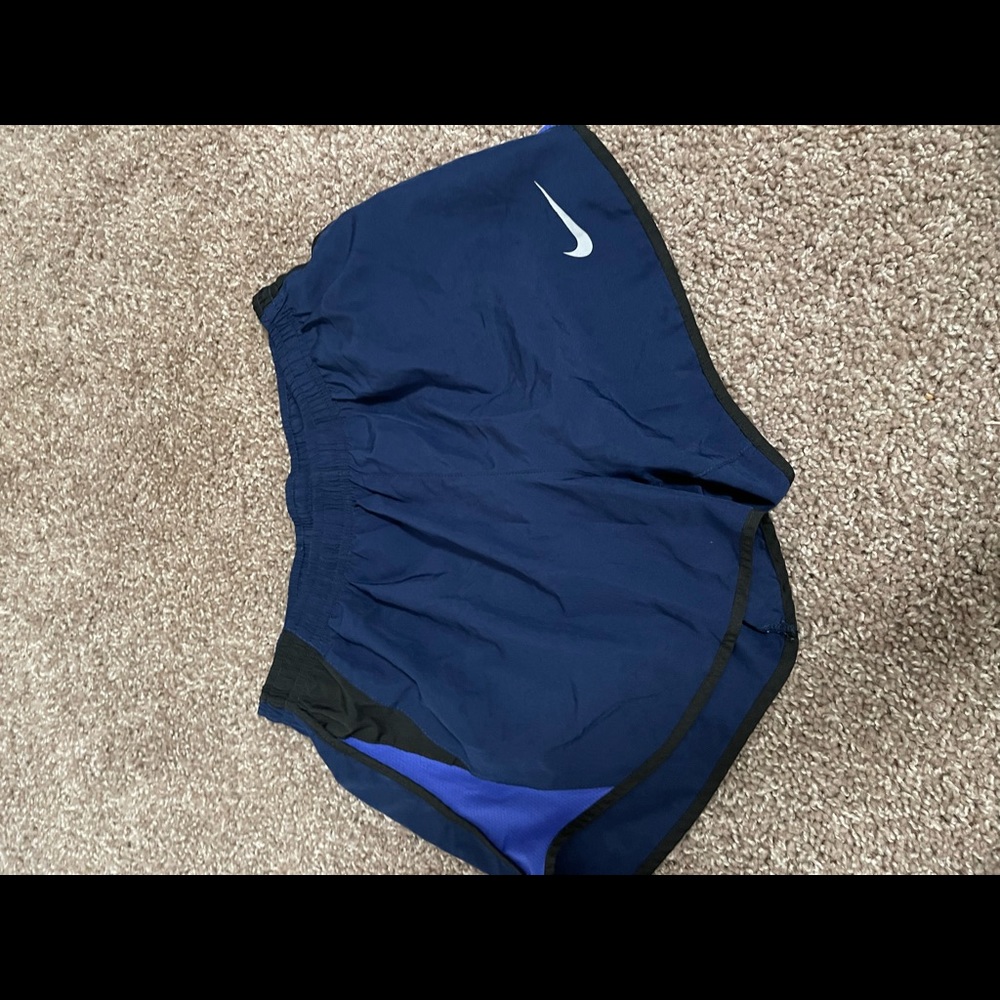 Blue nike shorts